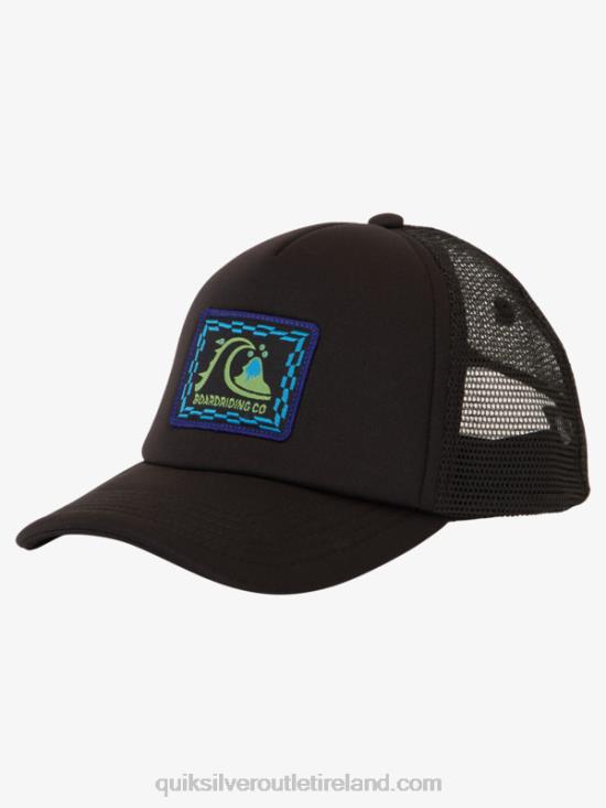 Boys Quiksilver 2-7 Sneaky Peak Trucker Hat N02TD1891 black