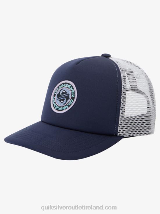 Boys Quiksilver 2-7 Sneaky Peak Trucker Hat N02TD1892 navy blazer