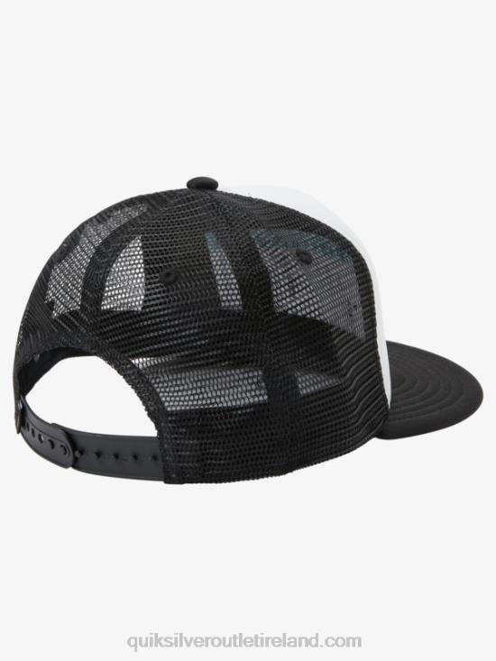 Boys Quiksilver 2-7 Town Hero Trucker Hat N02TD2036 white
