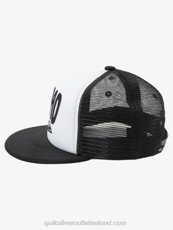 Boys Quiksilver 2-7 Town Hero Trucker Hat N02TD2036 white