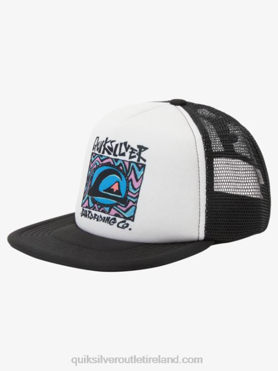 Boys Quiksilver 2-7 Town Hero Trucker Hat N02TD2037 birch
