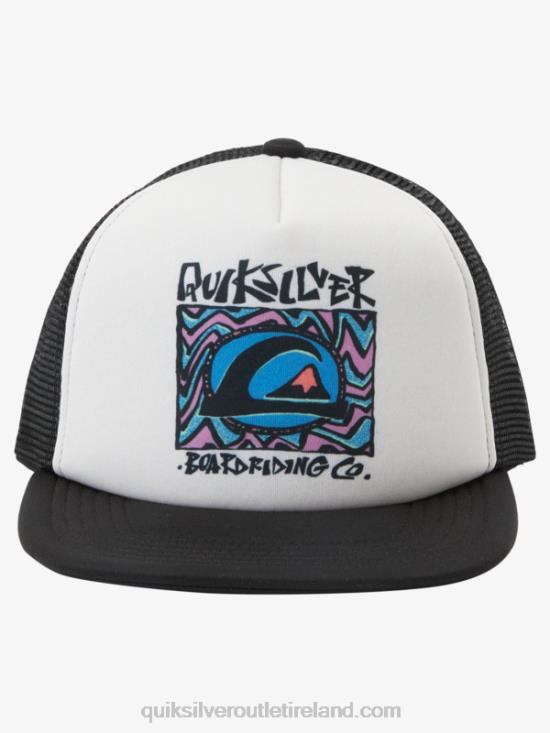 Boys Quiksilver 2-7 Town Hero Trucker Hat N02TD2037 birch