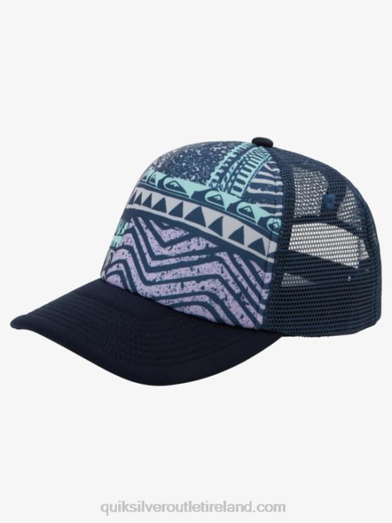 Boys Quiksilver 8-16 Buzzard Coop Trucker Hat N02TD2042 iron gate