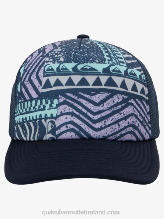 Boys Quiksilver 8-16 Buzzard Coop Trucker Hat N02TD2042 iron gate