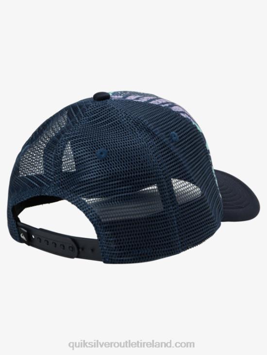 Boys Quiksilver 8-16 Buzzard Coop Trucker Hat N02TD2042 iron gate