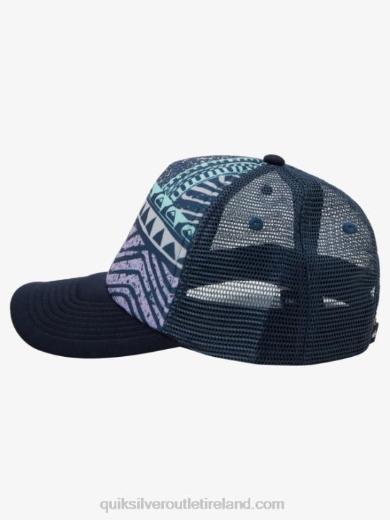 Boys Quiksilver 8-16 Buzzard Coop Trucker Hat N02TD2042 iron gate