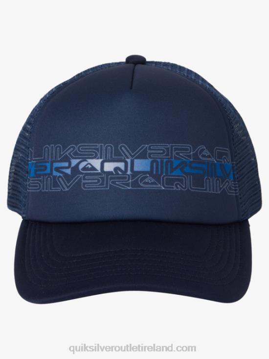 Boys Quiksilver 8-16 Buzzard Coop Trucker Hat N02TD2043 midnight navy