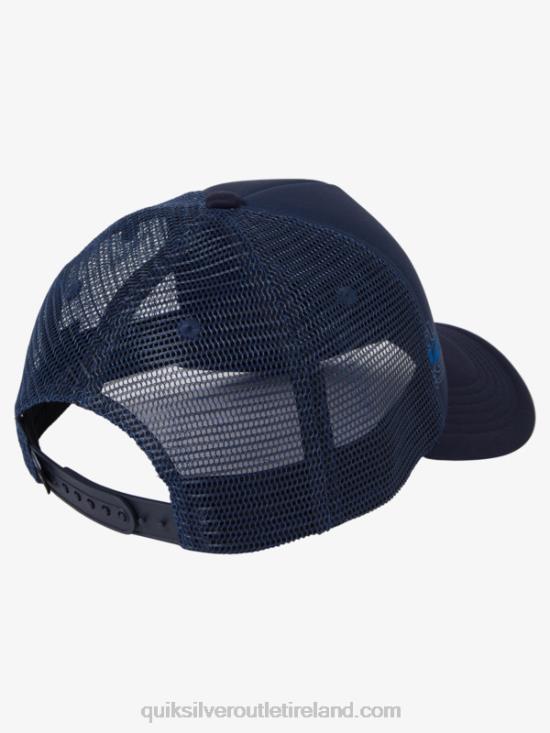 Boys Quiksilver 8-16 Buzzard Coop Trucker Hat N02TD2043 midnight navy