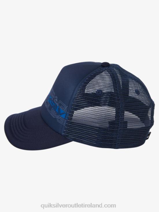Boys Quiksilver 8-16 Buzzard Coop Trucker Hat N02TD2043 midnight navy