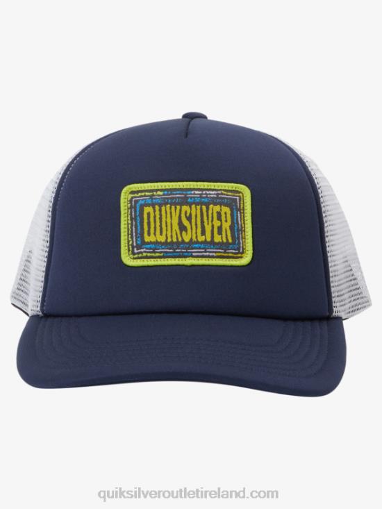 Boys Quiksilver 8-16 Sneaky Peak Snapback Hat N02TD2046 navy blazer