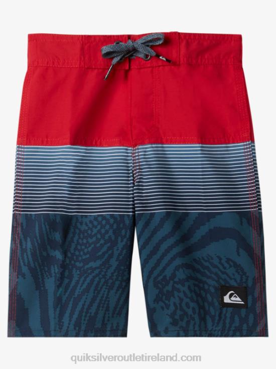 Boys Quiksilver 2-7 Everyday Panel 14 Boardshorts N02TD1896 high risk red
