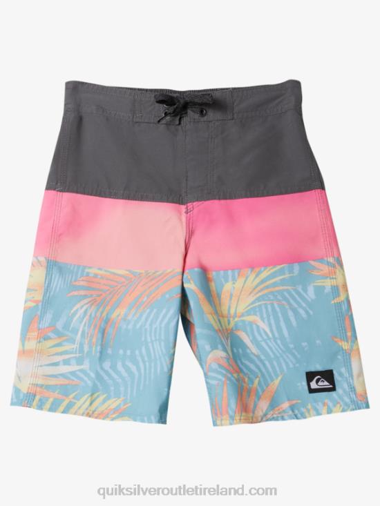 Boys Quiksilver 2-7 Everyday Panel 14 Boardshorts N02TD1900 iron gate