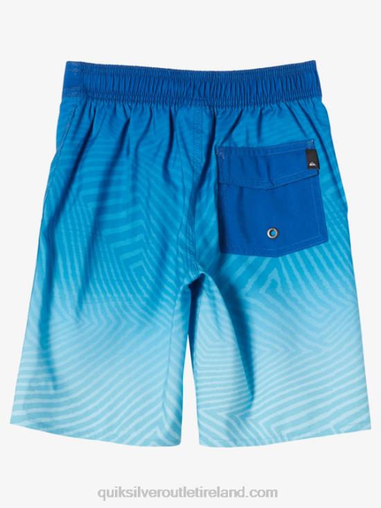 Boys Quiksilver 2-7 Everyday Warp Fade 14 Boardshorts N02TD2175 snorkel blue