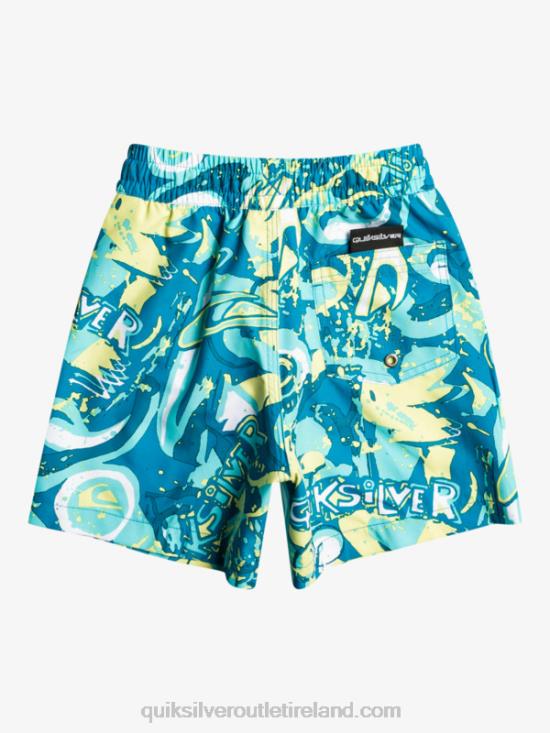 Boys Quiksilver 2-7 Next Gen 12 Volleys N02TD2048 blithe