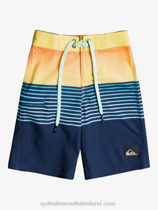 Boys Quiksilver 2-7 Surfsilk Slab 14 Recycled Boardshorts N02TD2336 navy blazer