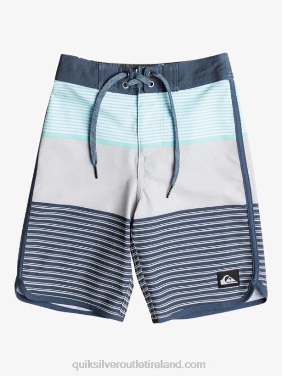 Boys Quiksilver 2-7 Surfsilk Tijuana 14 Boardshorts N02TD1926 beach glass