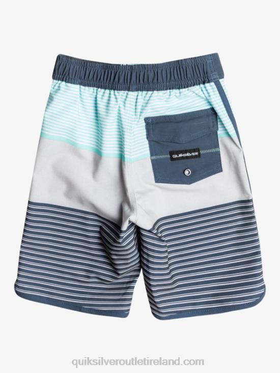 Boys Quiksilver 2-7 Surfsilk Tijuana 14 Boardshorts N02TD1926 beach glass