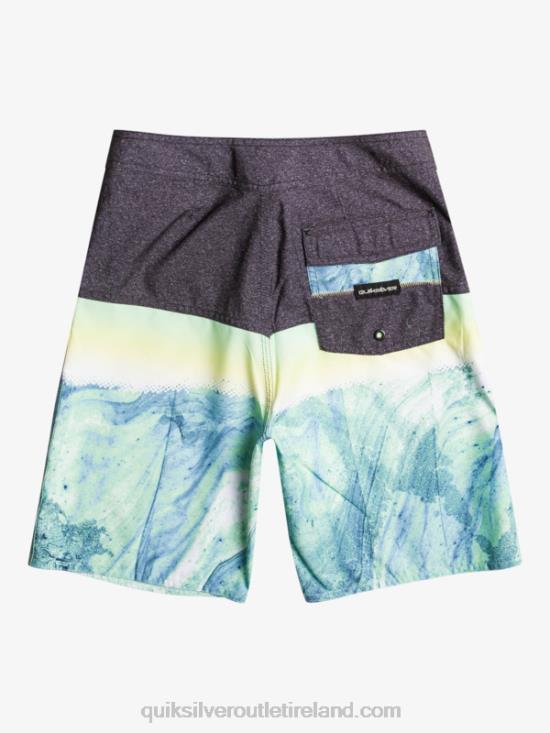Boys Quiksilver 8-16 Everyday Panel Yth 17 Boardshort N02TD2274 green ash