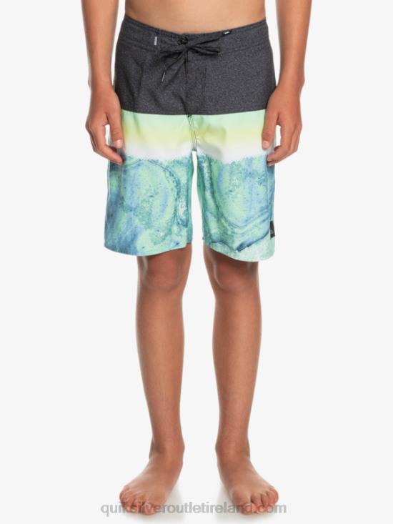 Boys Quiksilver 8-16 Everyday Panel Yth 17 Boardshort N02TD2274 green ash