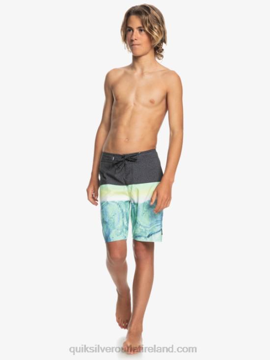 Boys Quiksilver 8-16 Everyday Panel Yth 17 Boardshort N02TD2274 green ash