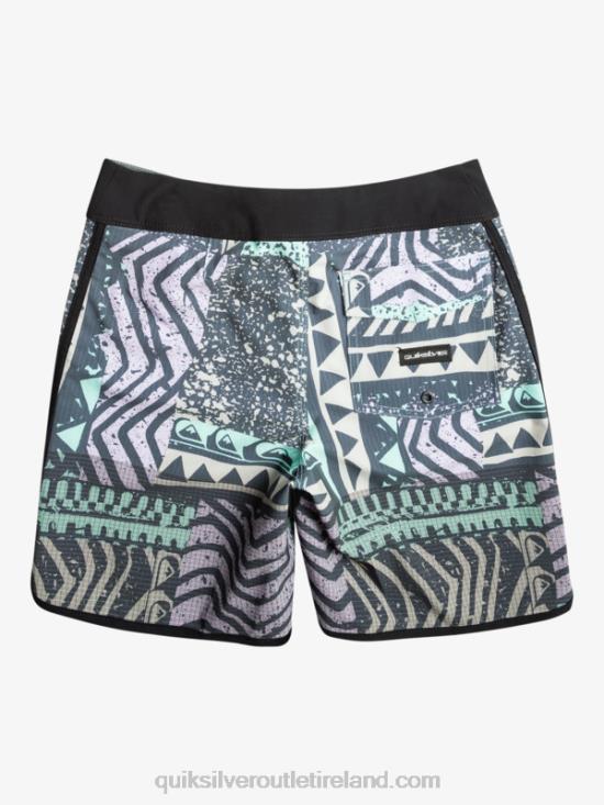 Boys Quiksilver 8-16 Highlite Scallop 16 Boardshorts N02TD2147 midnight navy