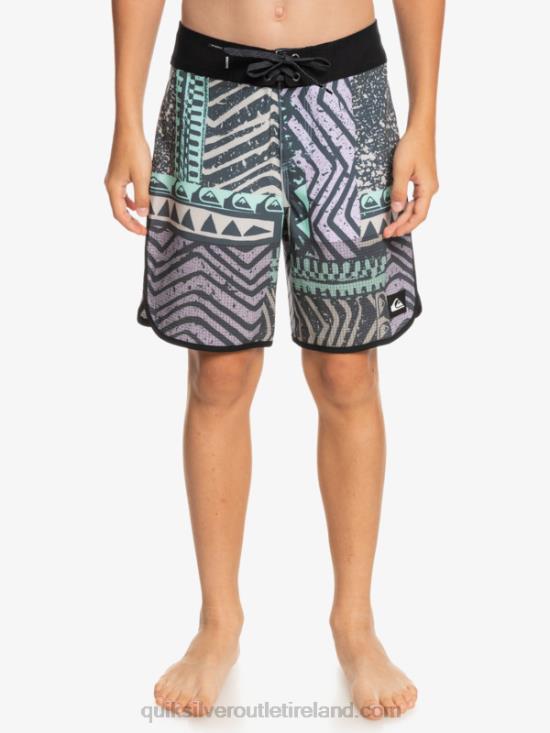 Boys Quiksilver 8-16 Highlite Scallop 16 Boardshorts N02TD2147 midnight navy