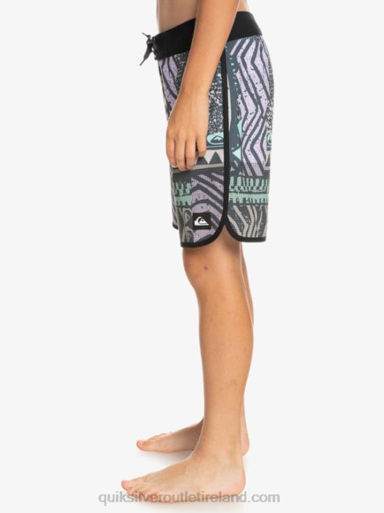Boys Quiksilver 8-16 Highlite Scallop 16 Boardshorts N02TD2147 midnight navy