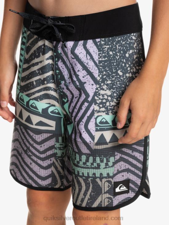 Boys Quiksilver 8-16 Highlite Scallop 16 Boardshorts N02TD2147 midnight navy
