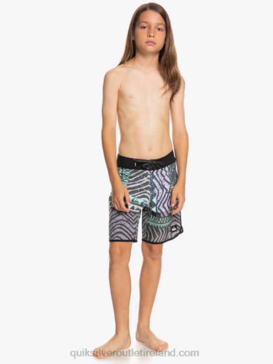 Boys Quiksilver 8-16 Highlite Scallop 16 Boardshorts N02TD2147 midnight navy