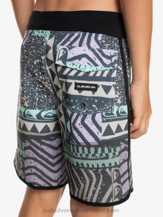 Boys Quiksilver 8-16 Highlite Scallop 16 Boardshorts N02TD2147 midnight navy