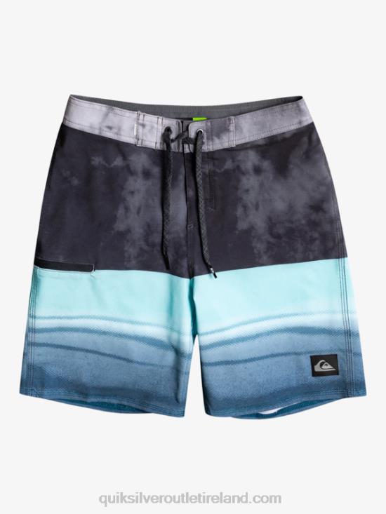 Boys Quiksilver 8-16 SurfSilk Five-0 17 Boardshorts N02TD2298 black