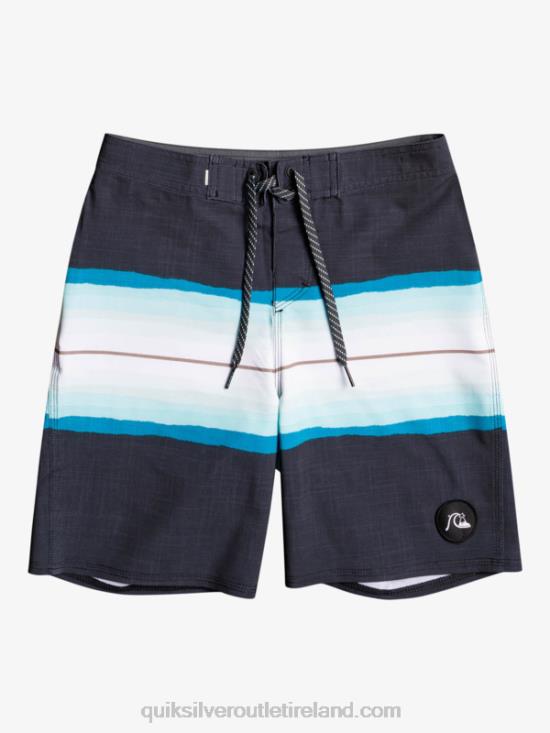 Boys Quiksilver 8-16 SurfSilk Resin Tint 17 Boardshorts N02TD2301 black