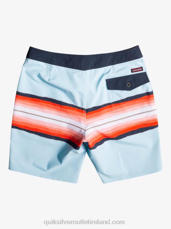Boys Quiksilver 8-16 SurfSilk Resin Tint 17 Boardshorts N02TD2302 blue grey