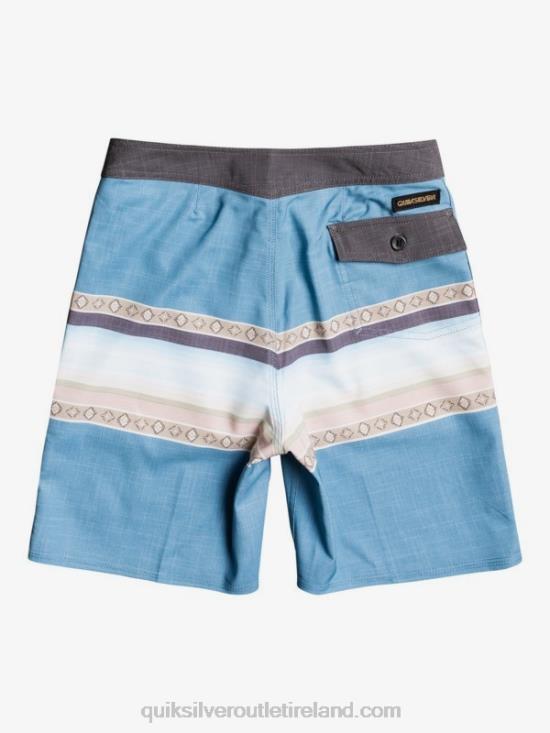 Boys Quiksilver 8-16 Surfsilk Sun Faded 17 Boardshorts N02TD2281 blue heaven