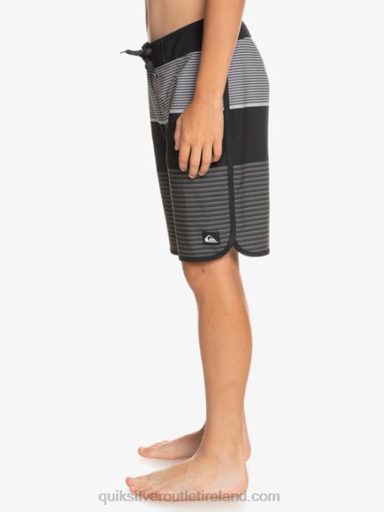 Boys Quiksilver 8-16 Surfsilk Tijuana 17 Boardshorts N02TD1987 black