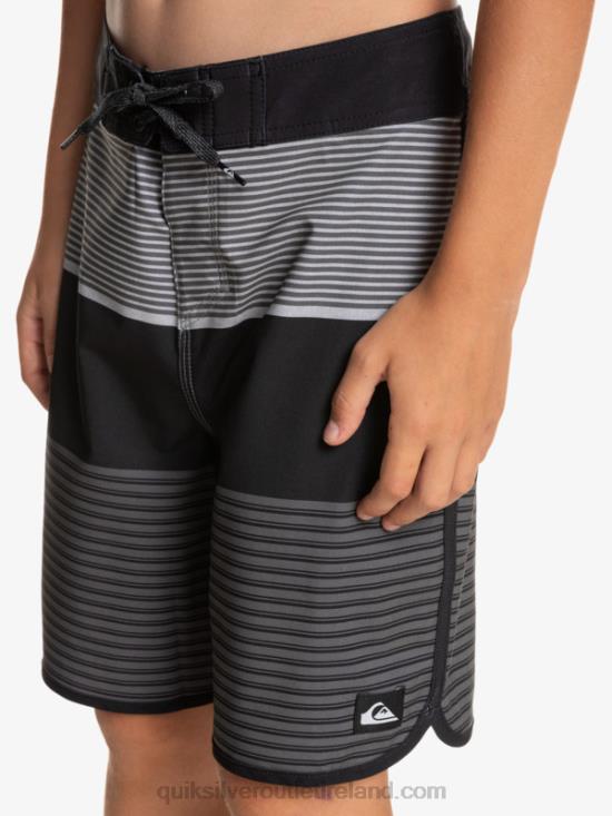Boys Quiksilver 8-16 Surfsilk Tijuana 17 Boardshorts N02TD1987 black