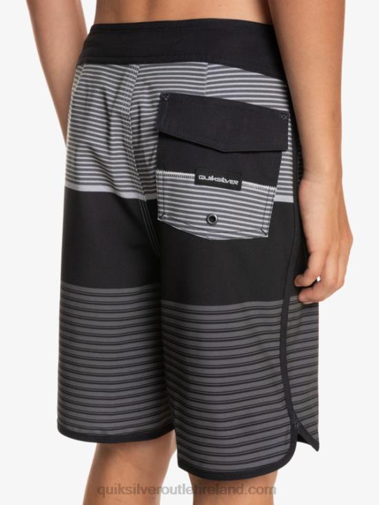 Boys Quiksilver 8-16 Surfsilk Tijuana 17 Boardshorts N02TD1987 black