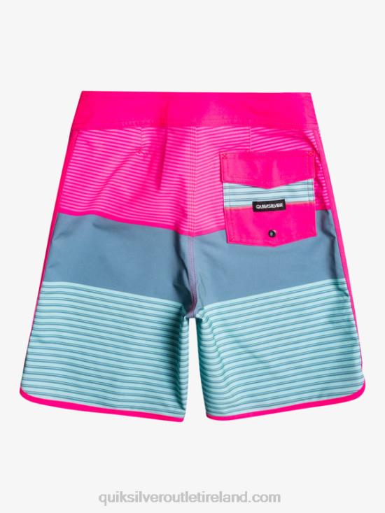 Boys Quiksilver 8-16 Surfsilk Tijuana Yth 17 Boardshort N02TD2268 pink glo