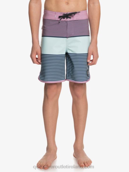 Boys Quiksilver 8-16 Surfsilk Tijuana Yth 17 Boardshort N02TD2270 dusty orchid