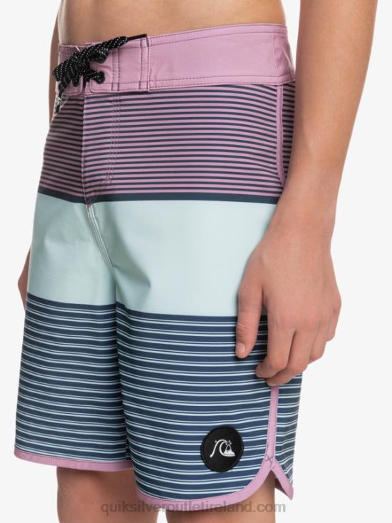 Boys Quiksilver 8-16 Surfsilk Tijuana Yth 17 Boardshort N02TD2270 dusty orchid