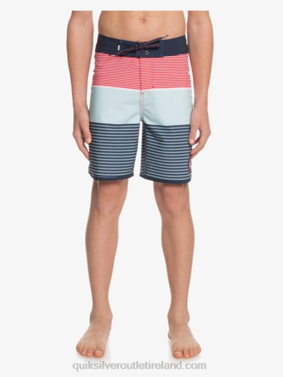 Boys Quiksilver 8-16 Surfsilk Tijuana Yth 17 Boardshort N02TD2272 high risk red