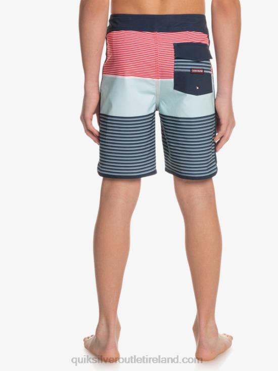 Boys Quiksilver 8-16 Surfsilk Tijuana Yth 17 Boardshort N02TD2272 high risk red