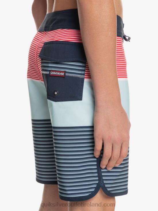 Boys Quiksilver 8-16 Surfsilk Tijuana Yth 17 Boardshort N02TD2272 high risk red