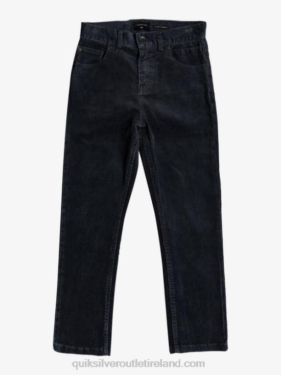 Boys Quiksilver 8-16 Kracker Tapered Corduroy Pants N02TD2330 black