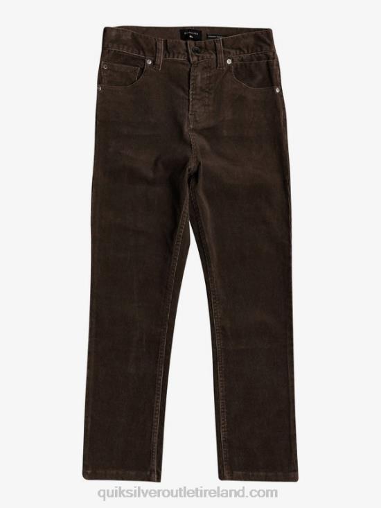 Boys Quiksilver 8-16 Kracker Tapered Corduroy Pants N02TD2331 demitasse