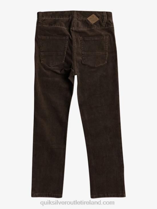 Boys Quiksilver 8-16 Kracker Tapered Corduroy Pants N02TD2331 demitasse