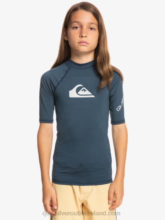Boys Quiksilver 8-16 All Time Ss Youth S/SL Surf Tee N02TD2061 navy blazer heather