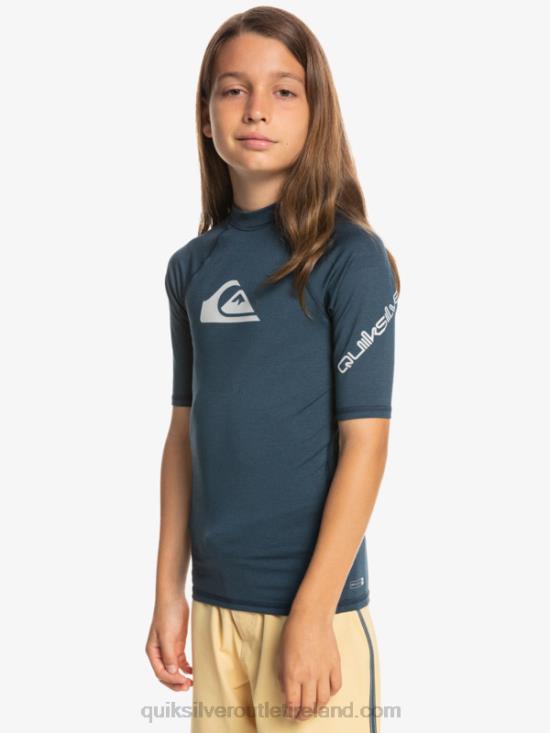 Boys Quiksilver 8-16 All Time Ss Youth S/SL Surf Tee N02TD2061 navy blazer heather