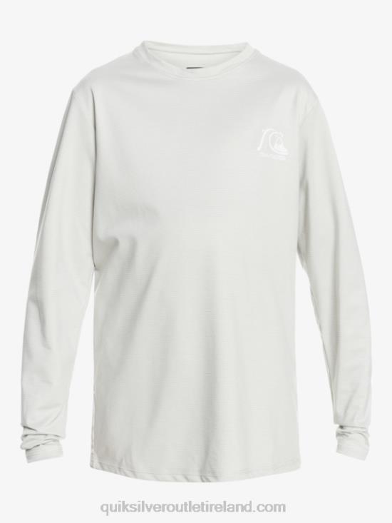 Boys Quiksilver 8-16 Heritage Heather Long Sleeve UPF 50 Surf T-Shirt N02TD2198 gray violet heather
