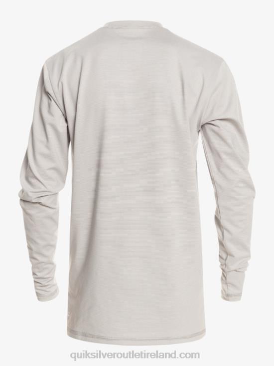 Boys Quiksilver 8-16 Heritage Heather Long Sleeve UPF 50 Surf T-Shirt N02TD2202 sleet heather